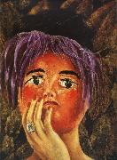 Frida Kahlo Mask oil painting artist